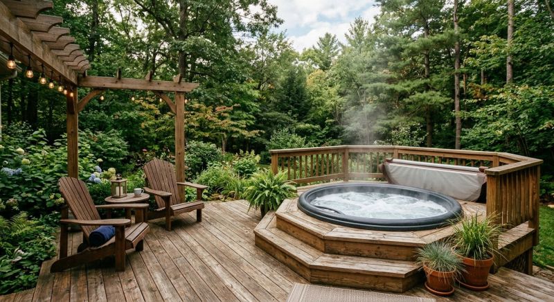 Hot Tub Deck Installation in Stamford, CT